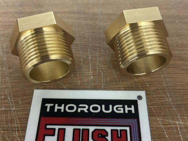 Brass adaptors to fit Worcester 22mm filters to 3/4 female thread (pair)